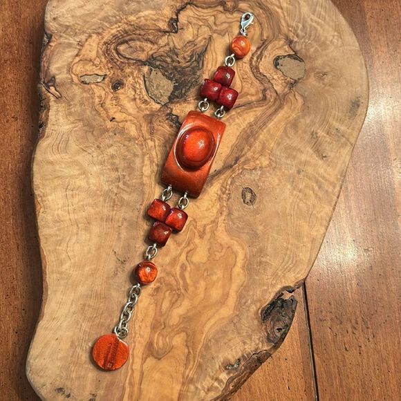 Dominique Denaive Paris Haute Couture Handcrafted Resin Bracelet - Picture 3 of 5